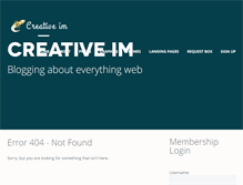 Tablet Screenshot of creativeim.com